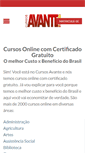 Mobile Screenshot of cursosavante.com.br